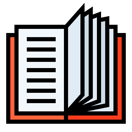 livre ouvert Icône gratuit