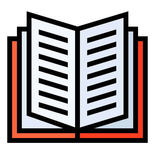 Open book - free icon