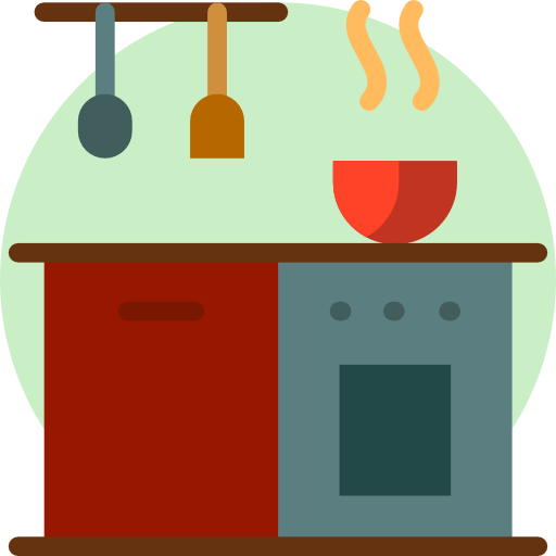 paquete de cocina icono gratis