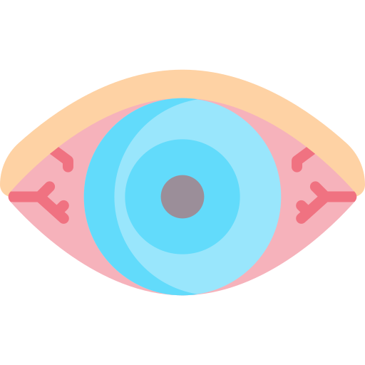 Red eyes Special Flat icon