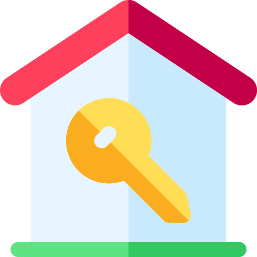 Key Basic Rounded Flat icon