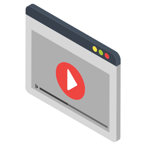 reproductor de video icono gratis