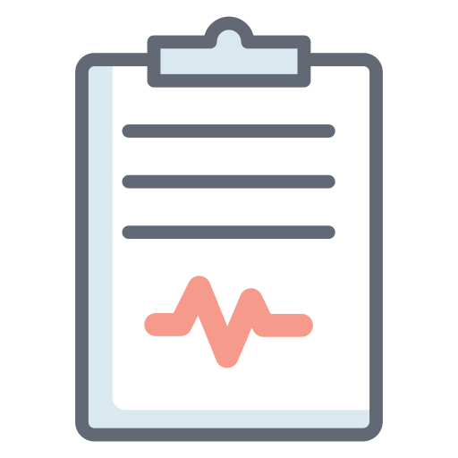 relatório médico grátis ícone