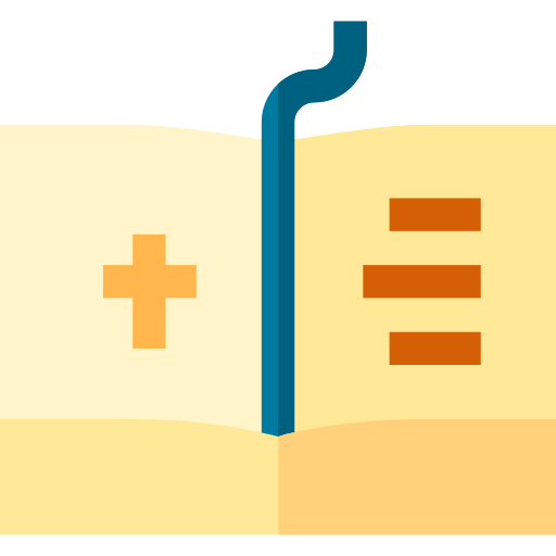 Bible Basic Straight Flat icon