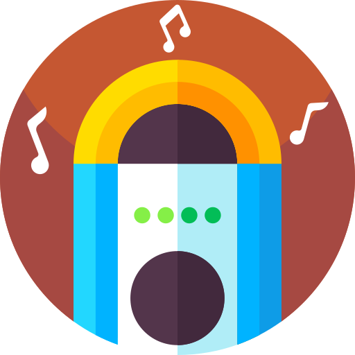 tocadiscos tragamonedas icono gratis