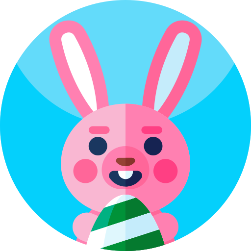 conejo de pascua icono gratis