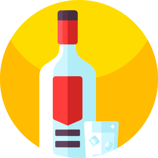 Vodka Geometric Flat Circular Flat Icon 5572