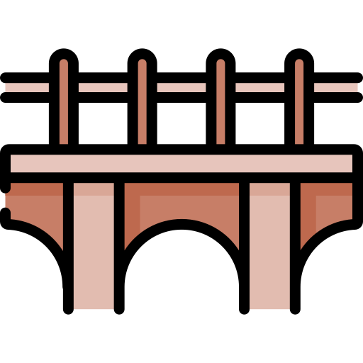 ponte grátis ícone ponte grátis ícone