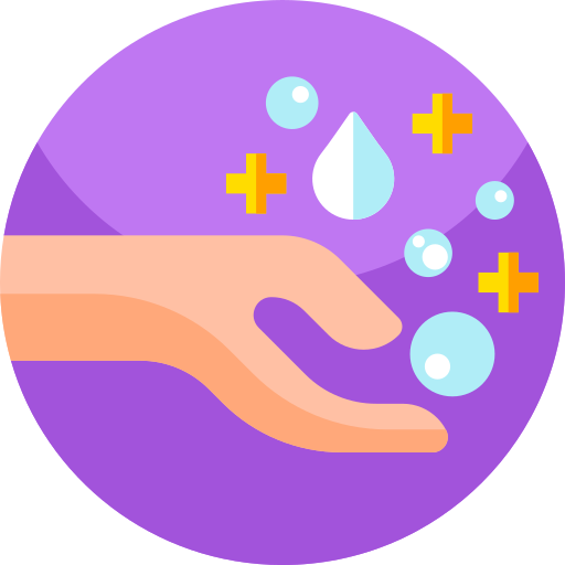 Handwash free icon