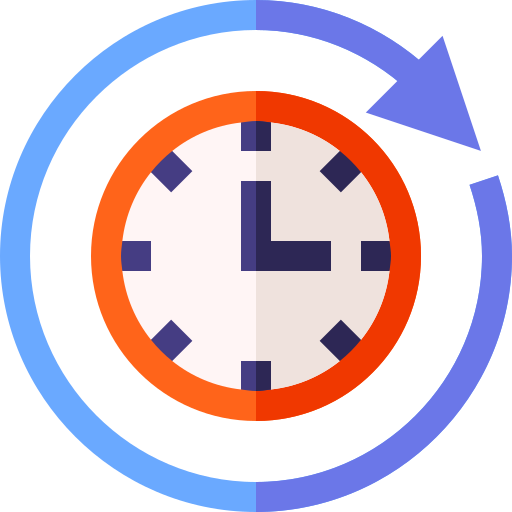 Clock Basic Straight Flat icon