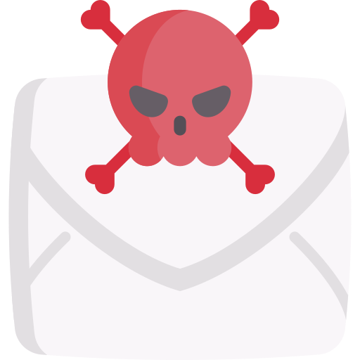 correo no deseado icono gratis