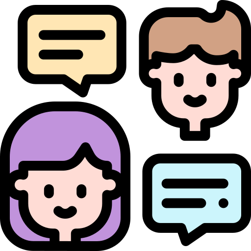 Chatting Detailed Rounded Lineal color icon