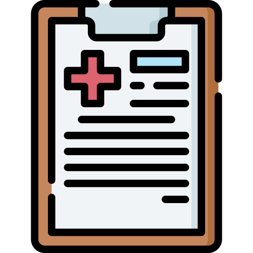 rapport médical Icône gratuit