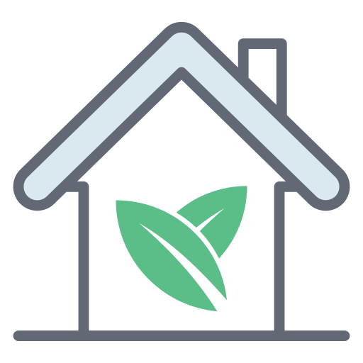 casa ecológica icono gratis