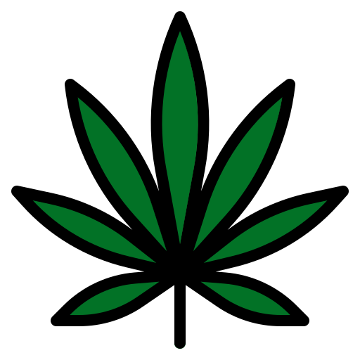 Marijuana free icon