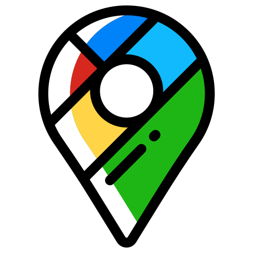 Google Maps Special Lineal Color Icon