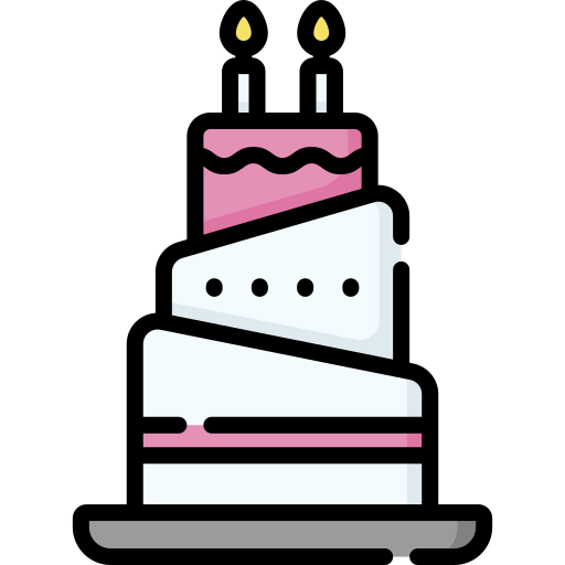 Birthday Cake Logo Template With Cherries And... - Stock Illustration  [105996069] - PIXTA