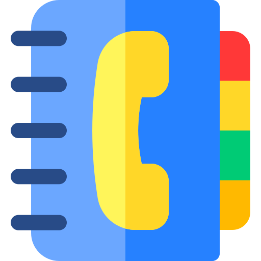 directorio telefónico icono gratis