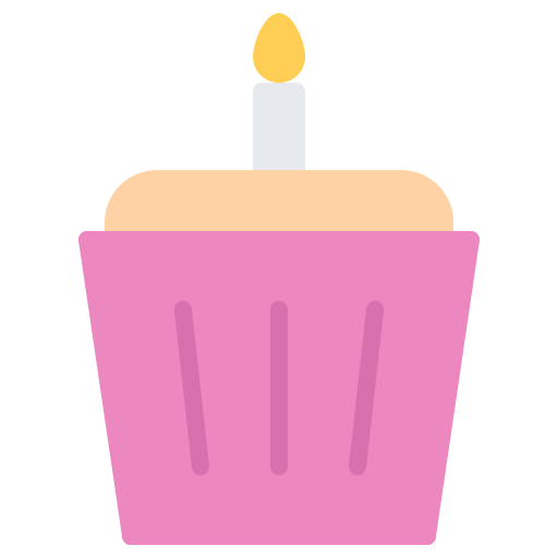 pastel de cumpleaños icono gratis