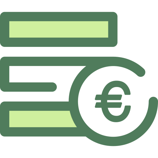 euro icono gratis