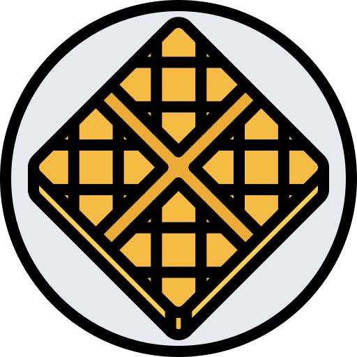 Waffle free icon