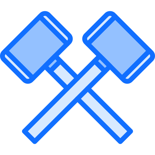 Hammers Coloring Blue icon