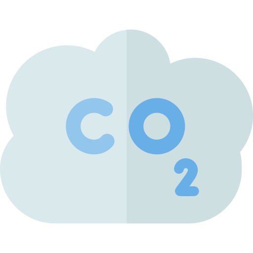 Co2 Basic Rounded Flat icon