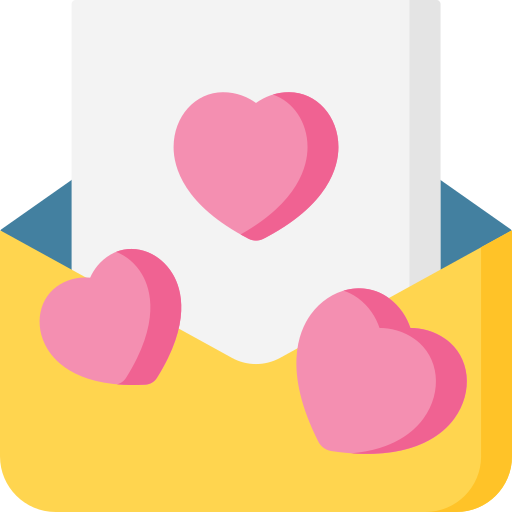 lettre d'amour Icône gratuit lettre d'amour Icône gratuit