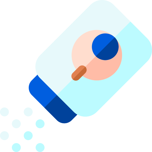 talco para bebés icono gratis