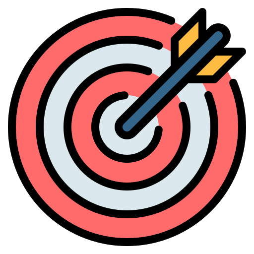 Target Generic Outline Color icon