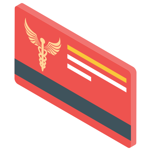 Medical card - free icon