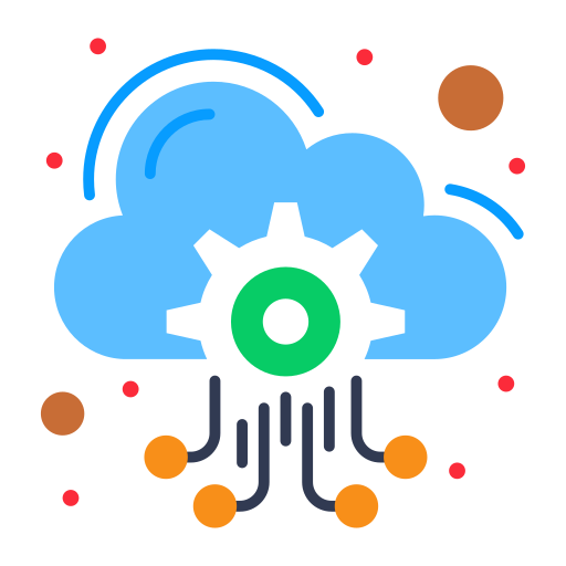 computación en la nube icono gratis