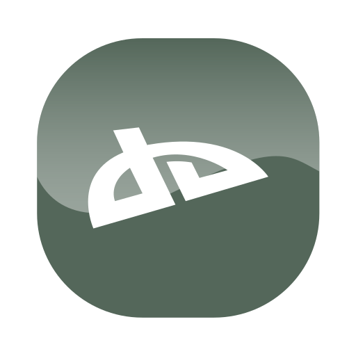 deviantart icon flat