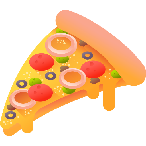 Pizza 3D Color icon