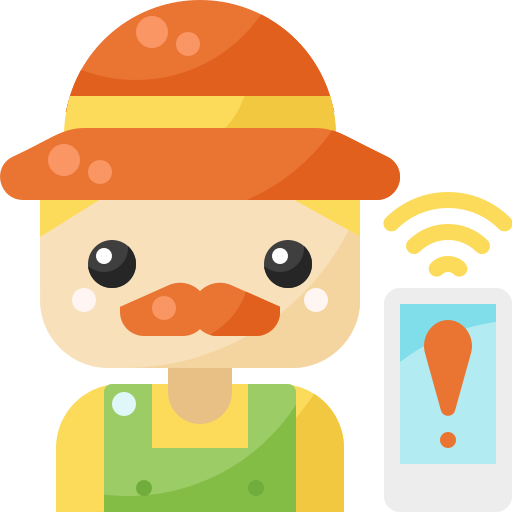 granjero icono gratis