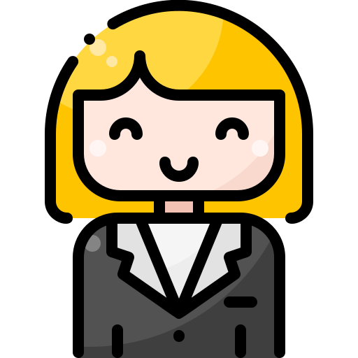 recepcionista icono gratis