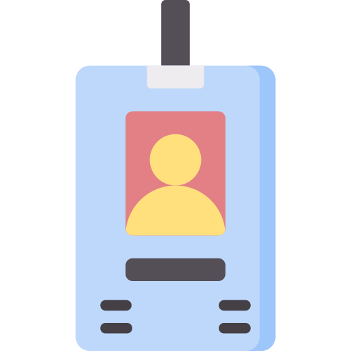 tarjeta de identificación icono gratis