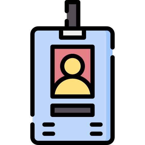 tarjeta de identificación icono gratis