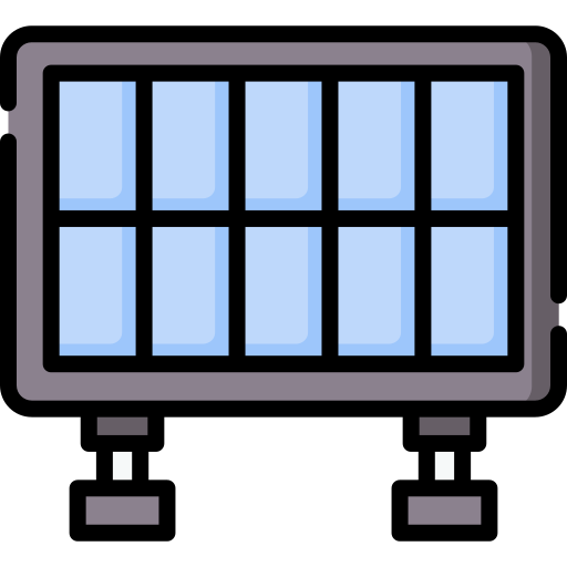 panel solar icono gratis