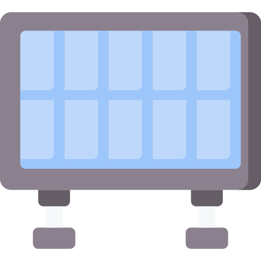 panel solar icono gratis