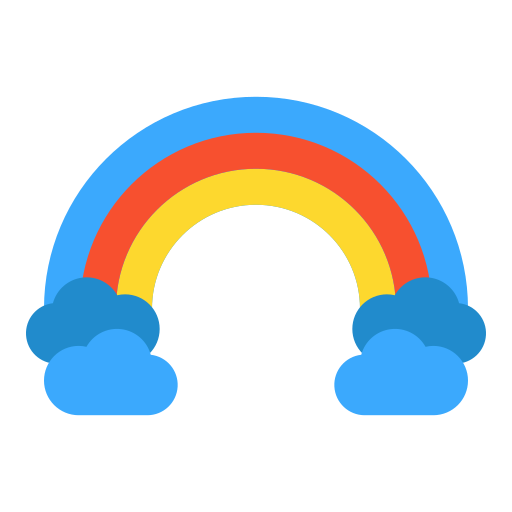 arco iris icono gratis