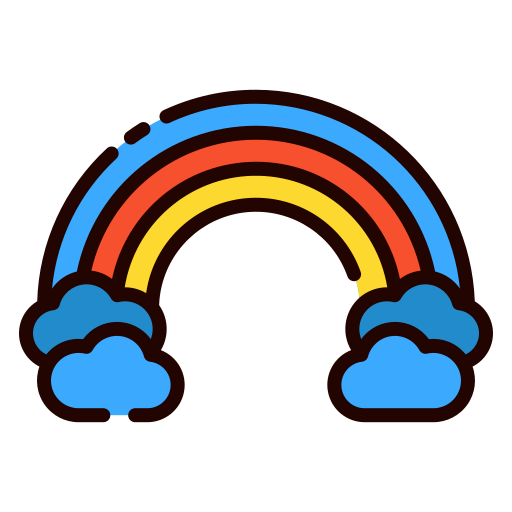 arco iris icono gratis