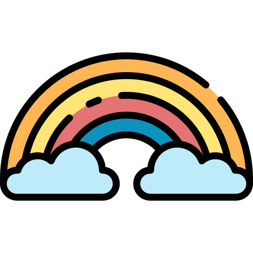 Rainbow Good Ware Lineal Color icon