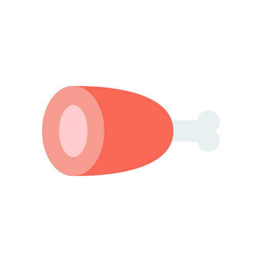 pierna de jamón icono gratis