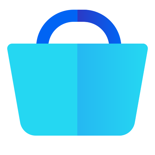 Shopping bag icon Generic Flat Gradient