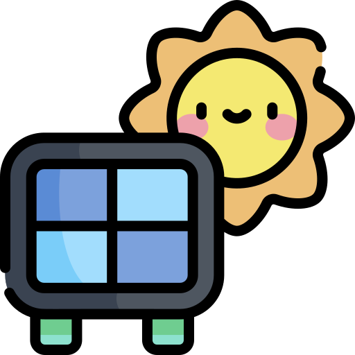 panel solar icono gratis