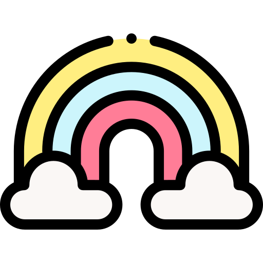 arco iris icono gratis