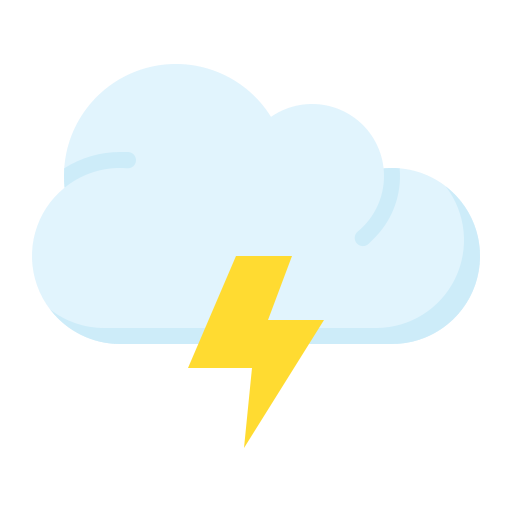 Thunderstorm Generic Flat icon