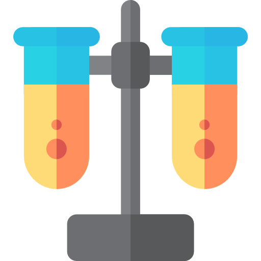 Test tube Basic Rounded Flat icon