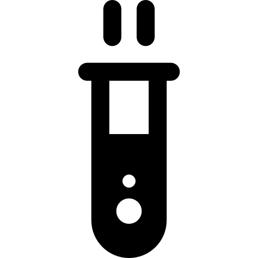 Test tube Basic Rounded Filled icon